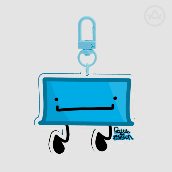 Buckey Clear Acrylic Keychain