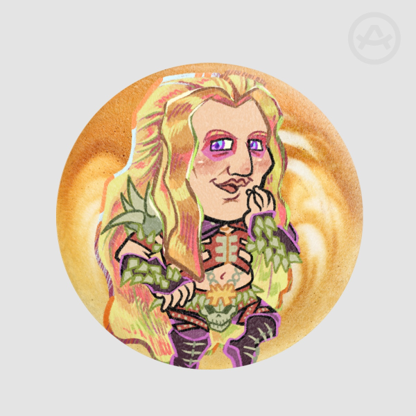 Dethfashion Skwisgaar Plush Badge Metalocalypse
