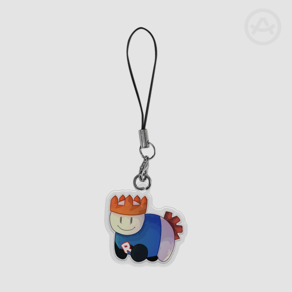 SCRIPTER - PLUM PHONE CHARM