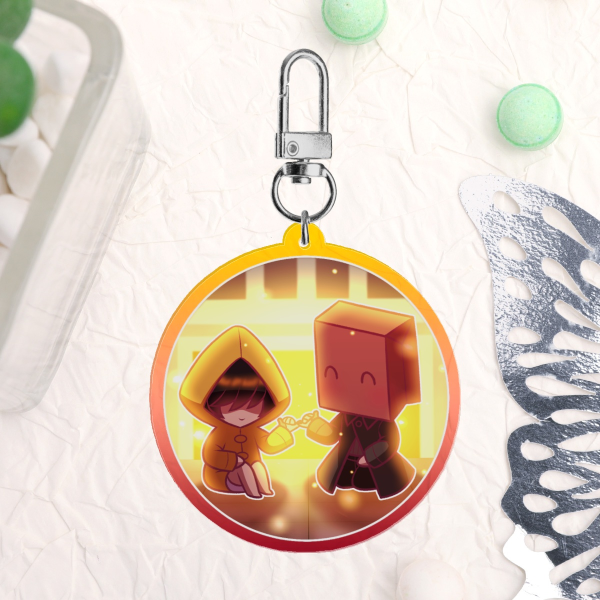 Mono and Six Pinky Promise Keychain