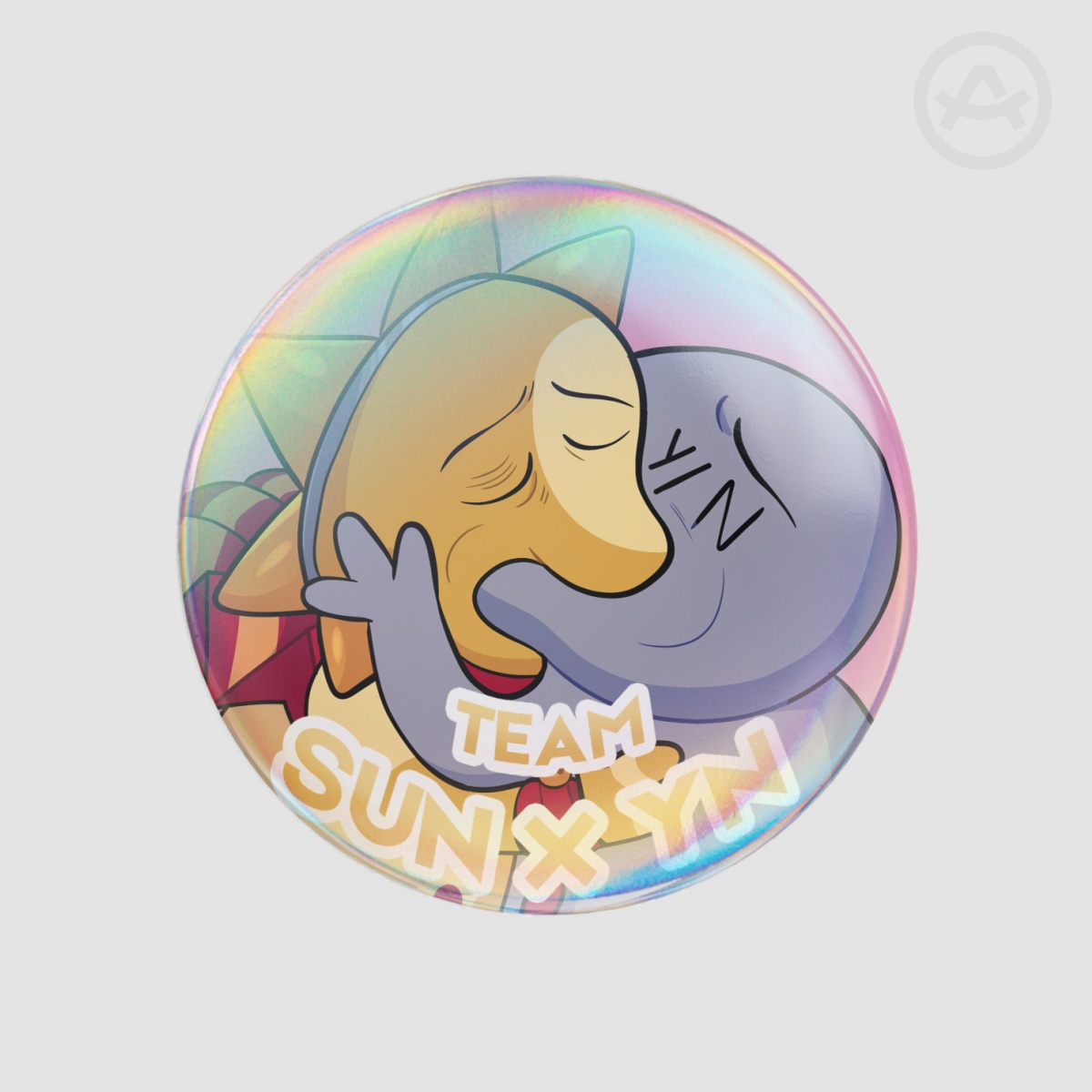 FNAF | Team SunDrop x Y/N! Badge Button Pin