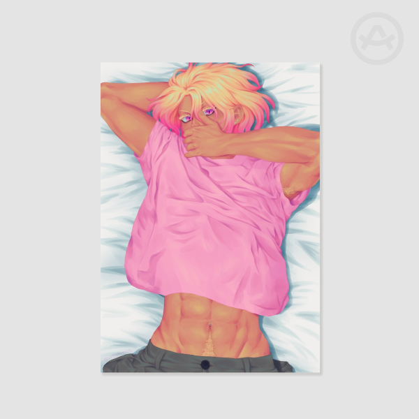 Lying Down Shidou Ryusei - Blue Lock Poster