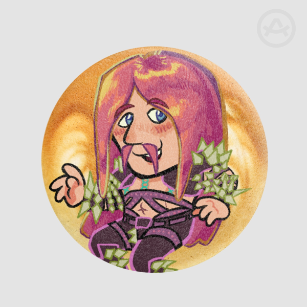 Dethfashion Toki Plush Badge Metalocalypse