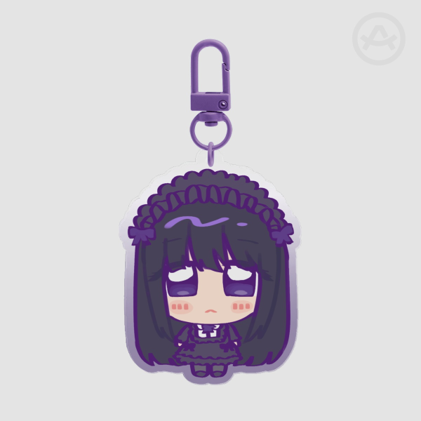 Bandori Rinko mochi keychain