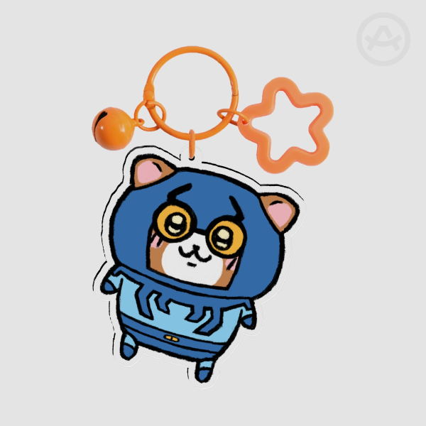 Ted Chiikawa Style Keychain