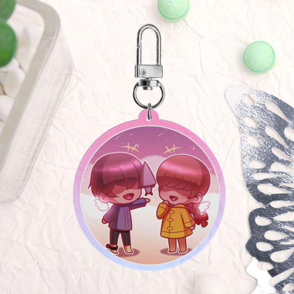RK and RCG Keychain