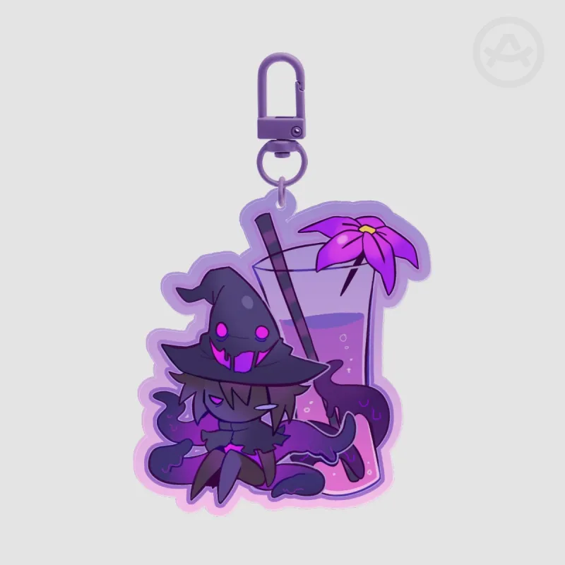 Azure drink keychain by mikucat.web - ACGGOODS