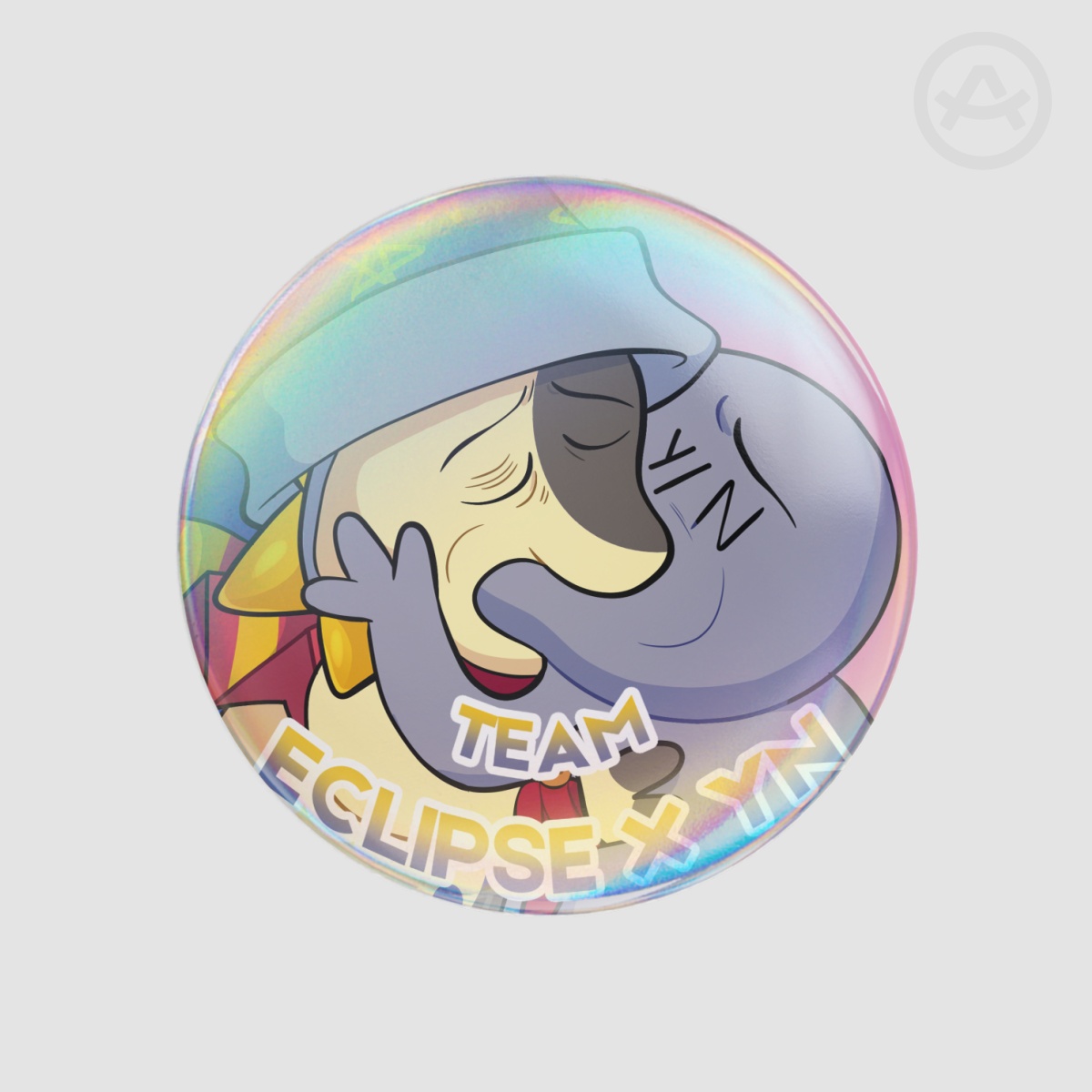 FNAF | Team Eclipse x Y/N! Badge Button Pin