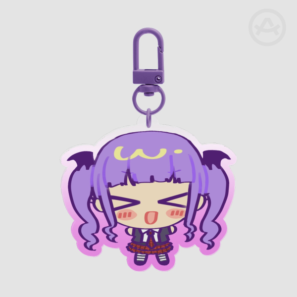 Bandori Ako mochi keychain