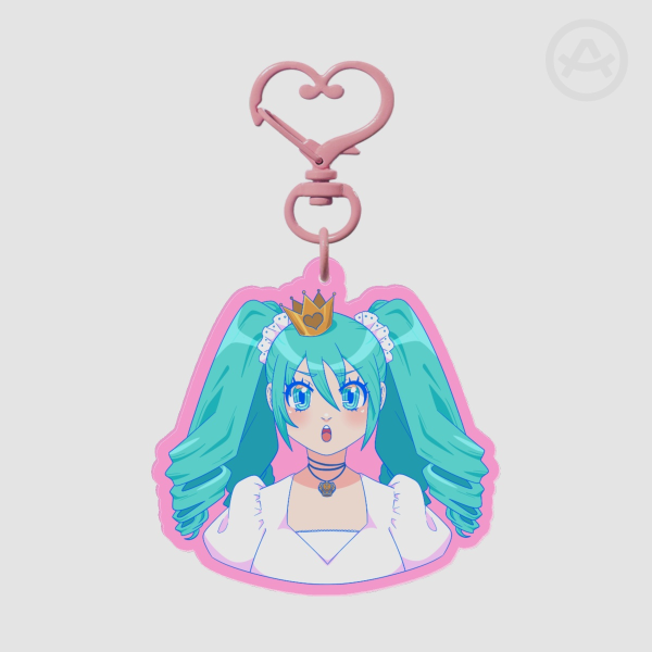 "World Is Mine" Hatsune Miku - Vocaloid Acrylic Keychain