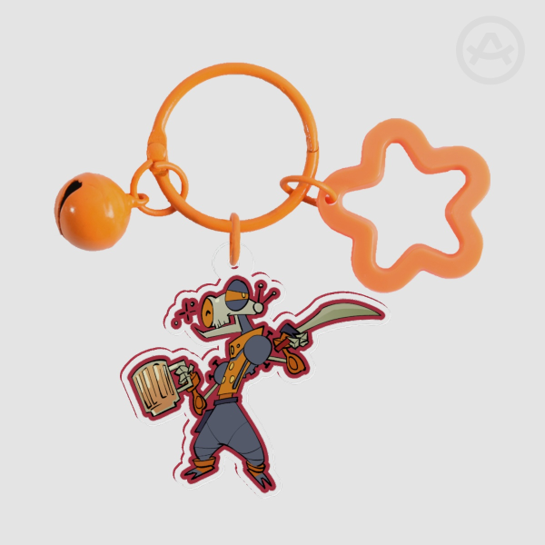 RUSTY PETE - 5CM KEYCHAIN