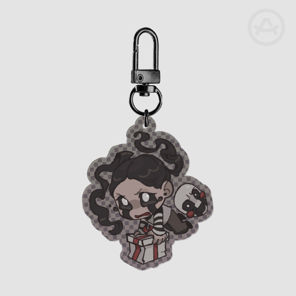 Charlotte Emily - Colored Edge Acrylic Keychain