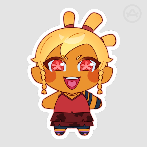 NSR - Mayday CHIBI Matte Sticker