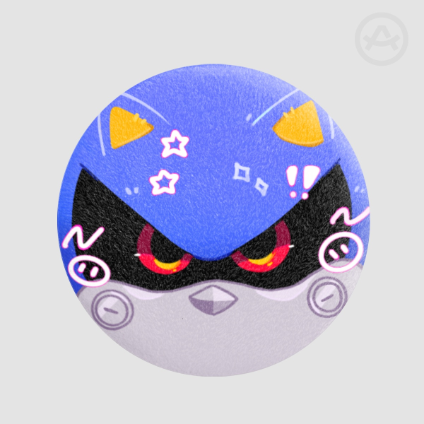 Metal Sonic Squish Pin