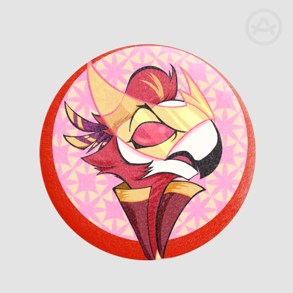 Plush Badge Fridge Magnet vassago