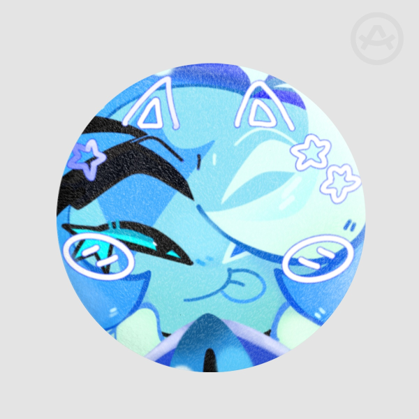 Shadow Milk Cookie Squish Pin