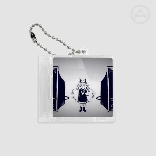 "Rolling Girl" barrels - Vtuber Acrylic CD Keychain