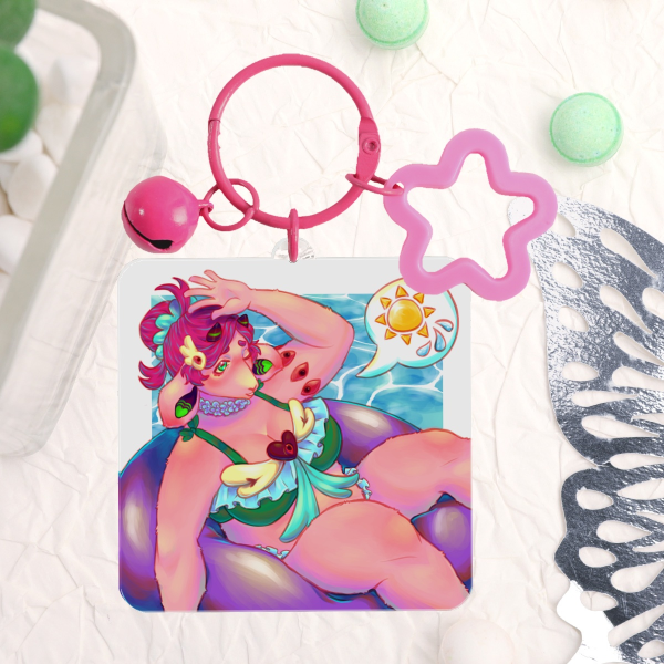 Summer barrels - Vtuber Acrylic Keychain