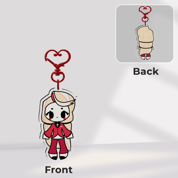 Charlie - Double Sided Acrylic Keychain