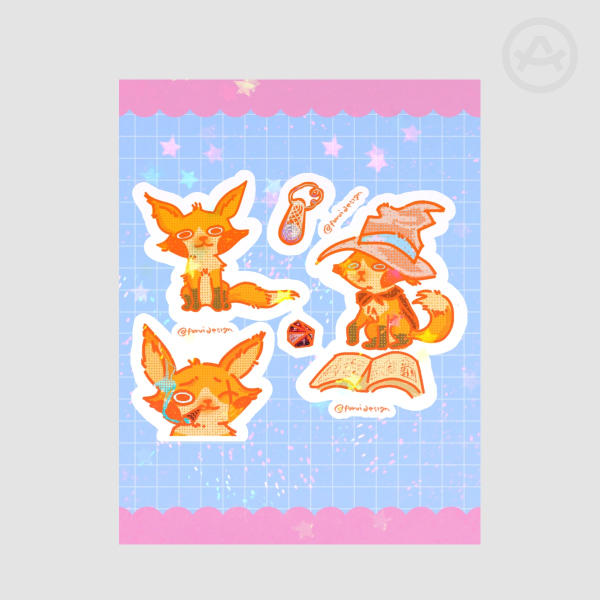Coated Paper Stickers Sheet