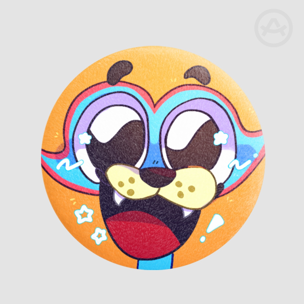 Glamrock Freddy Squish Pin (FNAF)