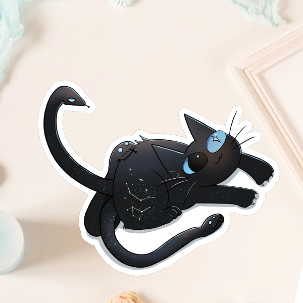 Autonoe Void Kitty Matte Stickers