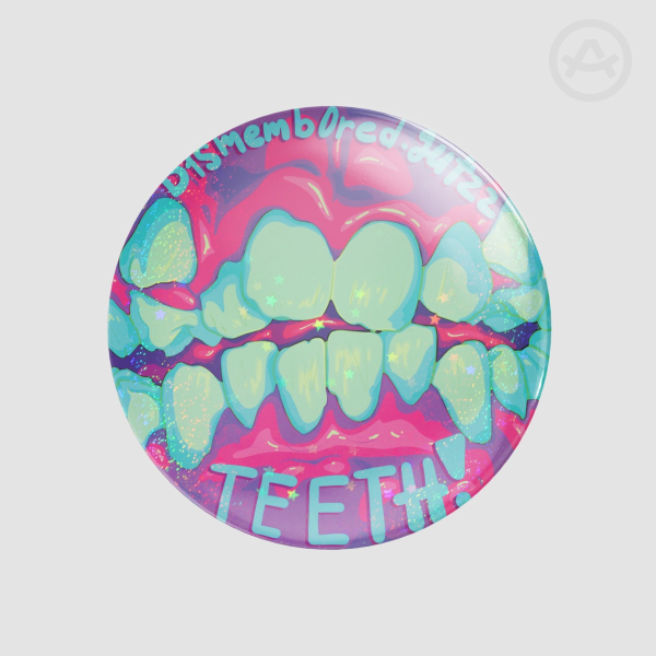 Teeth! BUTTON PIN