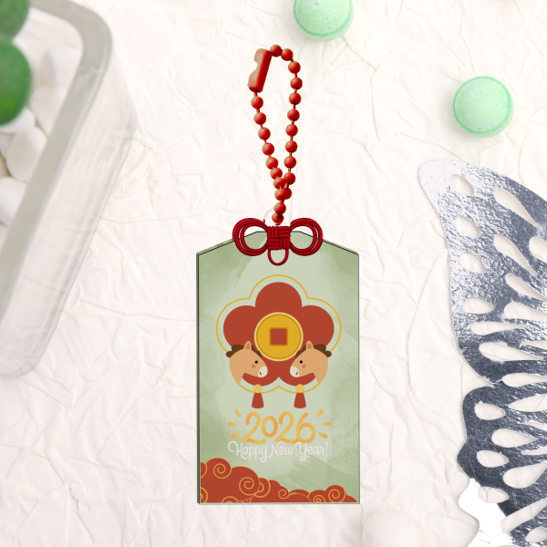 Year of the Horse 2026 Lunar New Year Full Bleed Acrylic Keychain 5 of 8