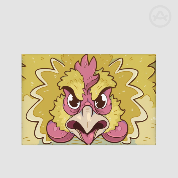 Ornery Orpington Chicken Rectangular Badge