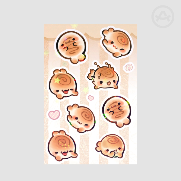 Bread Sealus -  Coated Paper Stickers Sheet