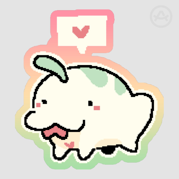 plipo love - Doodle World Sticker