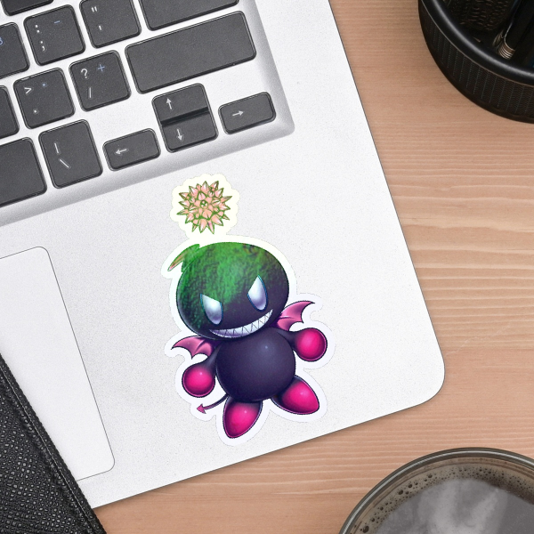 dark chao Die Cut Sticker