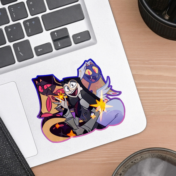 Sir Pentious - Hazbin Hotel Sticker (6x6 size)