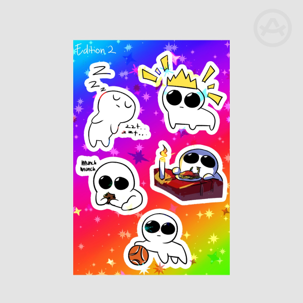 TBHCreature Sticker Sheet edition 2