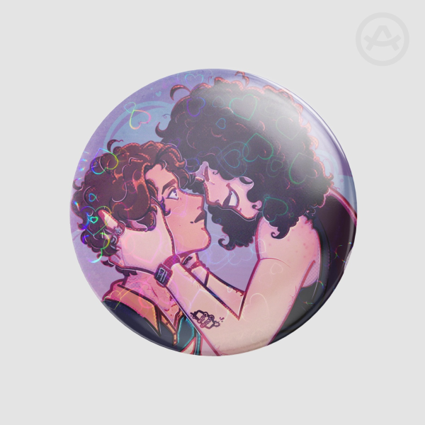 Stranger Things Steddie BUTTON PIN