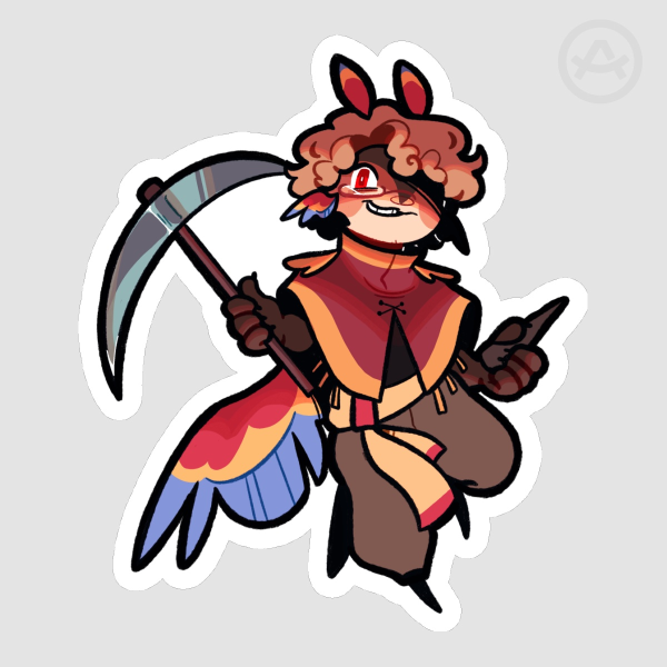 RED LIFE - Grian Sticker