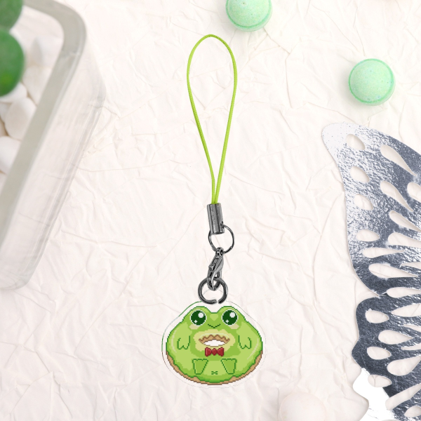 Donut Frog ||Phone Charm