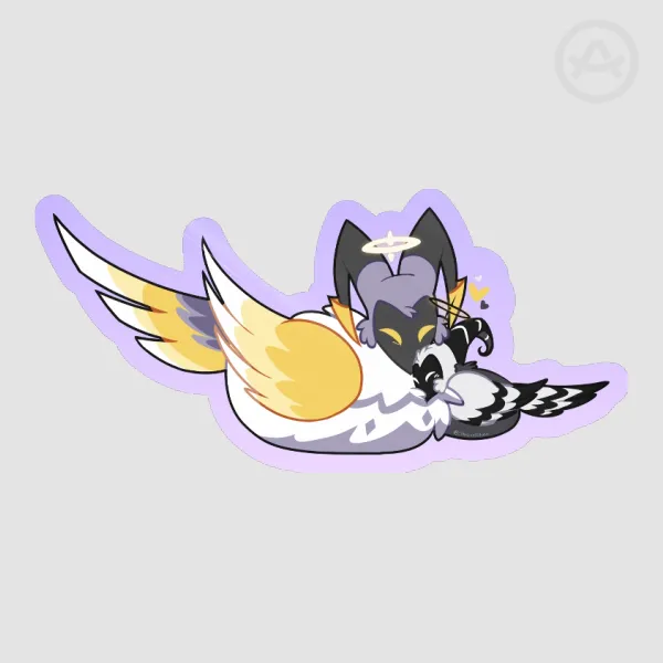 Guitarspear Pigeons Stickers