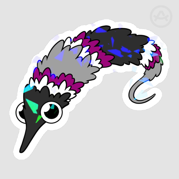 Pride Worm Sticker