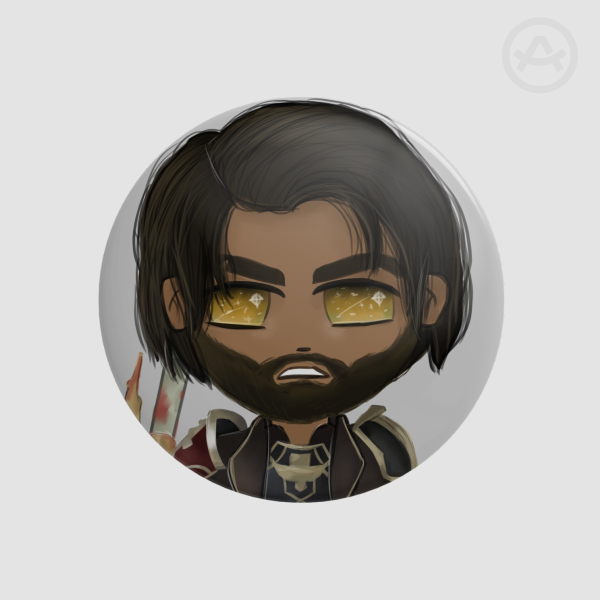 Arcane Jayce Button Pin Badge