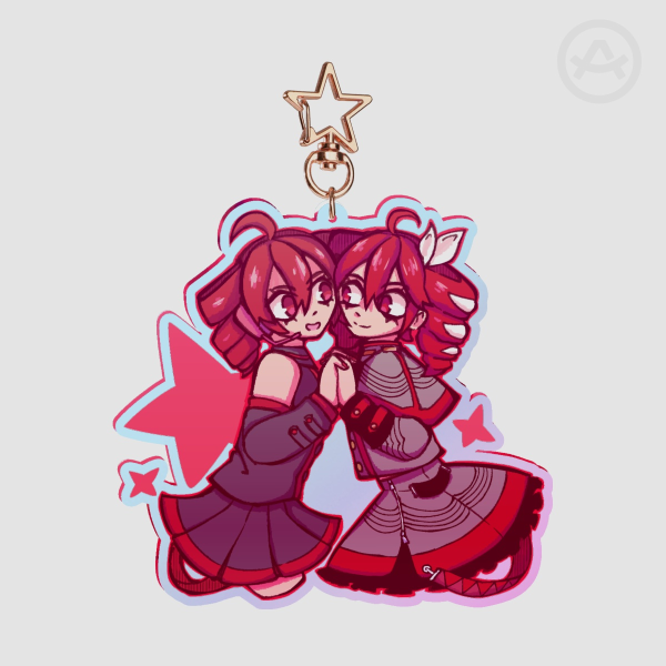 Tetwo Keychain/Charm [RAINBOW]