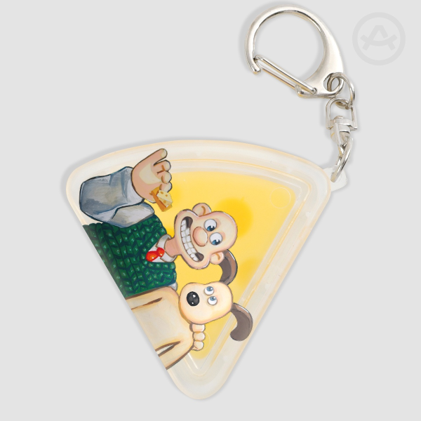 Wallace and gromit Squishy Cheese Jelly Keychains