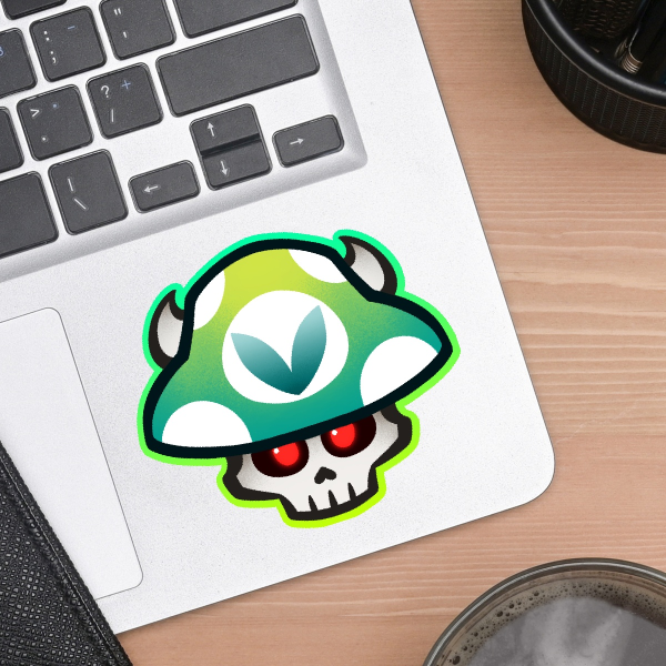 Vargshroom Sticker