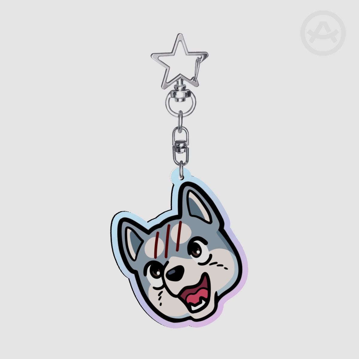 Gin Rainbow Acrylic Keychain