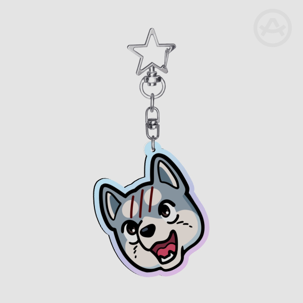 Gin Rainbow Acrylic Keychain