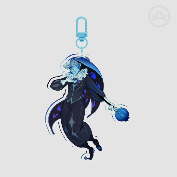 Clear Acrylic SMC 10cm Keychains