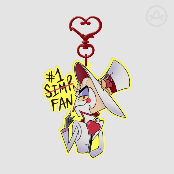 #1 Simp - I MEAN FAN / Lucifer Keychain