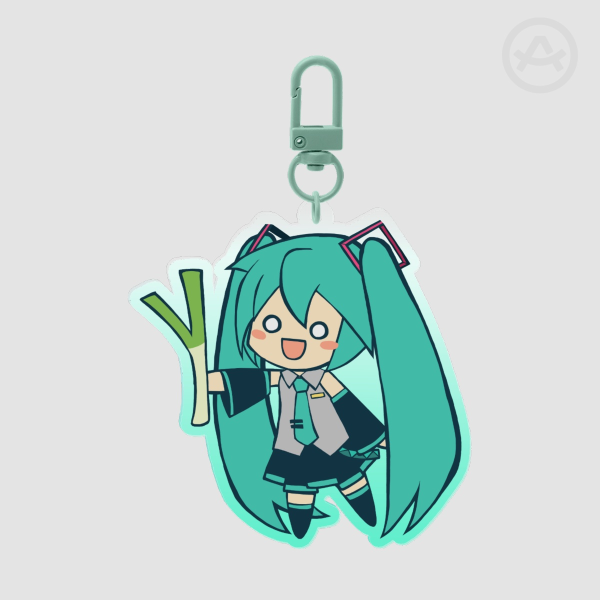 Hatsune Miku | Colored Edge Acrylic Keychain