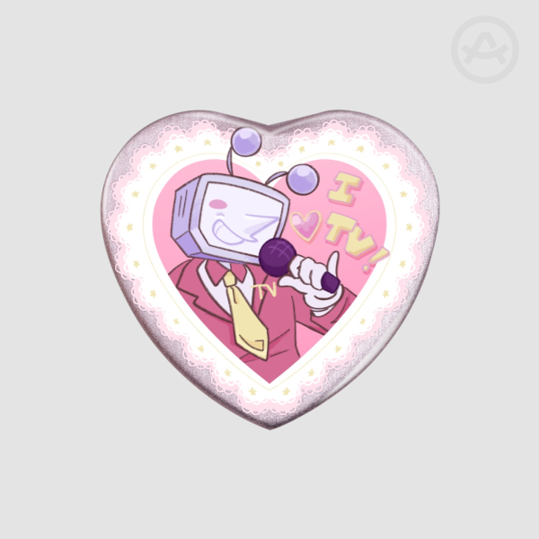 I Heart TV Tenna Badge