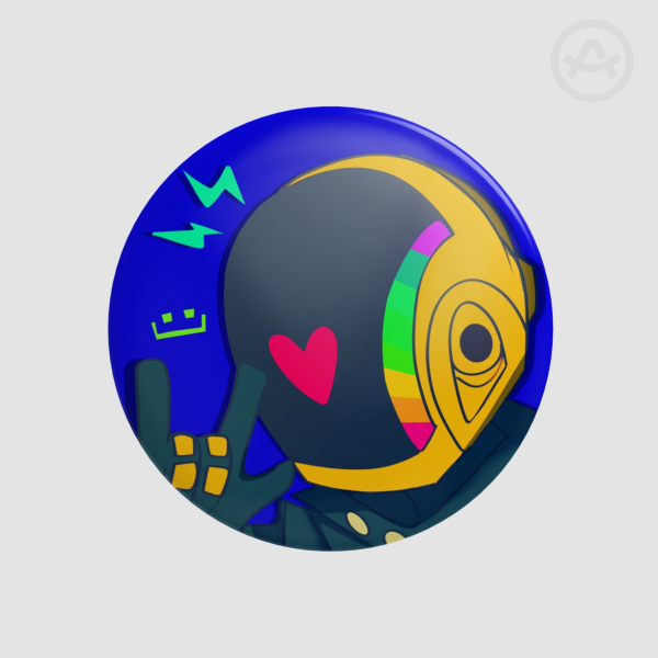 Daft Punk Guy Pin